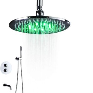 Grifo LED para platos de ducha termostático